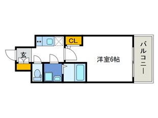 エスリード難波ザ・ゲートの物件間取画像